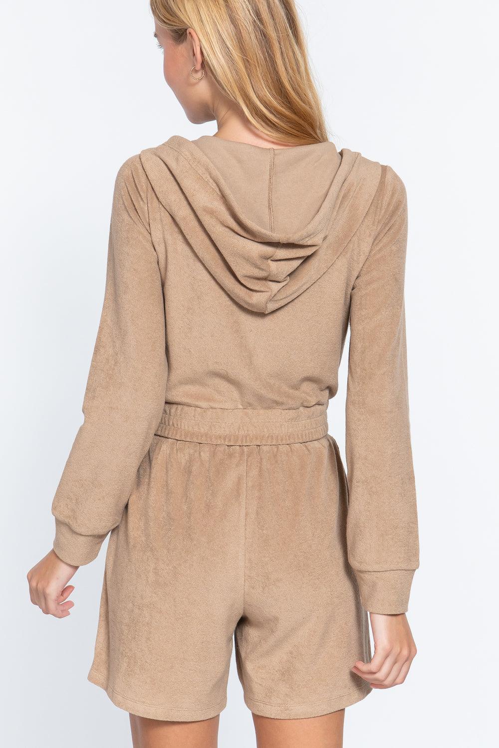 Hoodie Terry Towelling Jacket | Mixtshop LLC