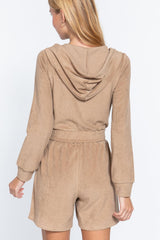 Hoodie Terry Towelling Jacket | Mixtshop LLC