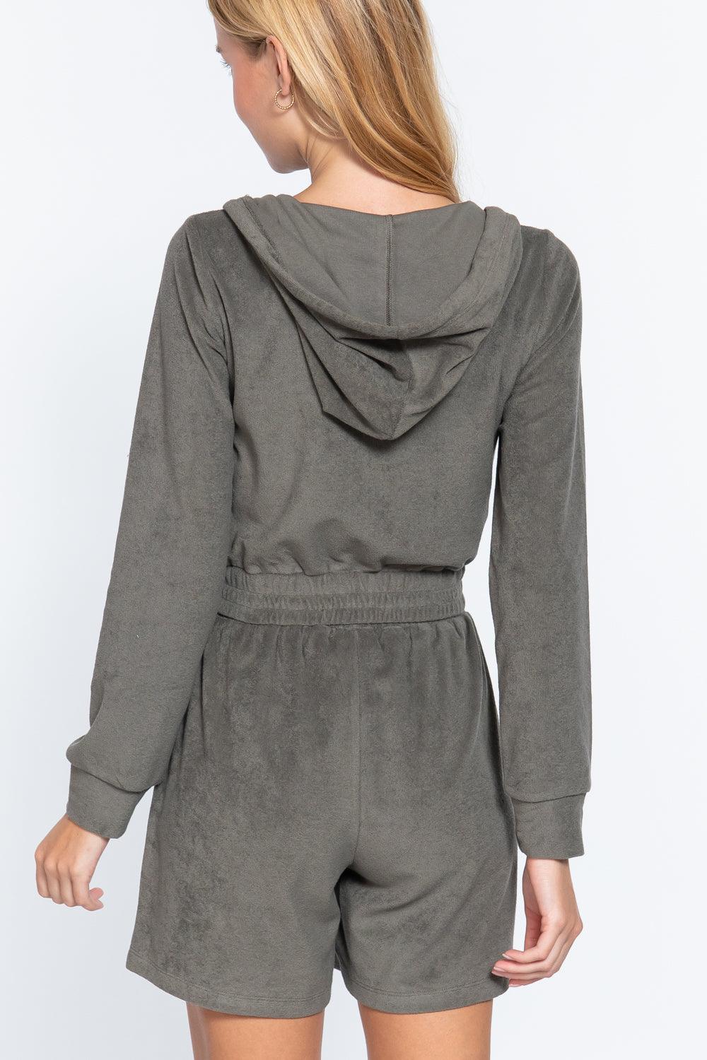 Hoodie Terry Towelling Jacket | Mixtshop LLC