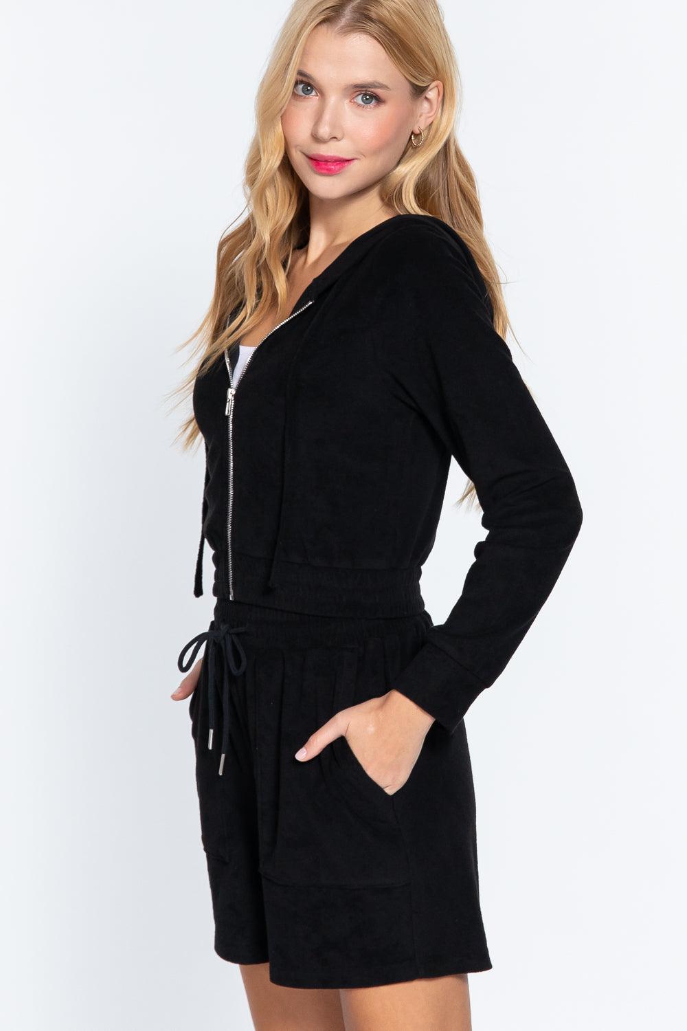 Hoodie Terry Towelling Jacket | Mixtshop LLC