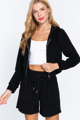 Hoodie Terry Towelling Jacket | Mixtshop LLC