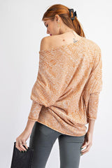 Tribal Printed Knit Top | Mixtshop LLC