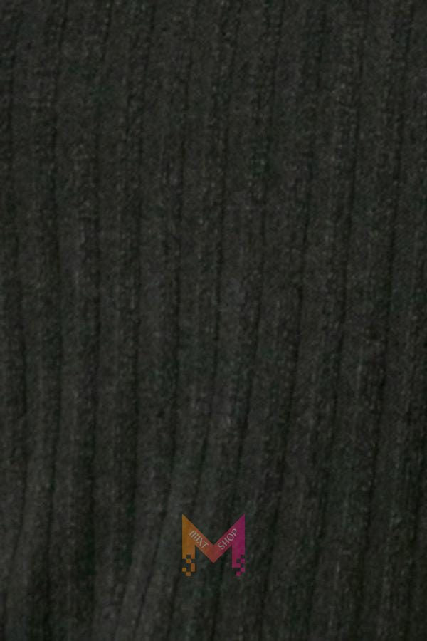 Round Neckline Front Ruffle Detail Knit Top | Mixtshop LLC