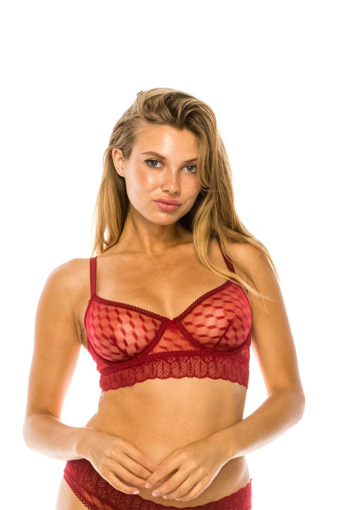Mesh Underwire Bra | Mixtshop LLC