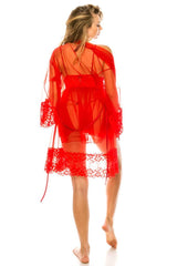 3pc Mesh Robe Set | Mixtshop LLC
