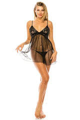 3pc Mesh Robe Set | Mixtshop LLC