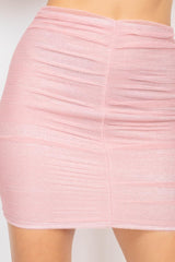 Shirred Cami Top & Mini Skirts Set | Mixtshop LLC