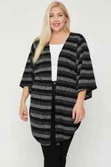 Multi-color Striped Cardigan | Mixtshop LLC