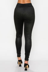 Embossed Snake Print Top And Leggings Set | Mixtshop LLC