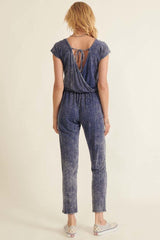 Mineral Washed Finish Knit Jumpsuit | Mixtshop LLC