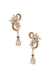 Flower Rhinestone Dangle Earring | Mixtshop LLC
