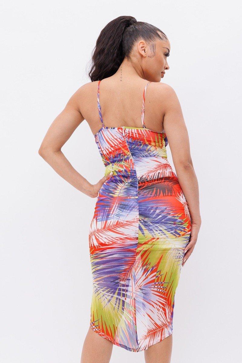 Printed Mesh Dress | Mixtshop LLC