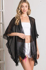 Lightweight Sheer Shawl Cardigan | Mixtshop LLC