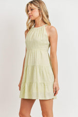 Roundneck Sleeveless Dotted Swiss Dress | Mixtshop LLC