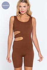 Suave Cut-out Seamless Romper | Mixtshop LLC