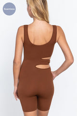 Suave Cut-out Seamless Romper | Mixtshop LLC