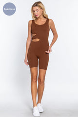 Suave Cut-out Seamless Romper | Mixtshop LLC