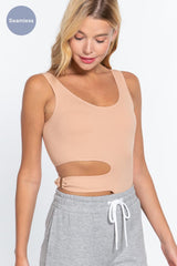 Suave Cut-out Seamless Bodysuit | Mixtshop LLC