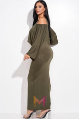 Solid Rayon Spandex Midi Length Tank Dress And Slouchy Cape Top Two Piece Set | Mixtshop LLC