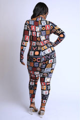 Alphabetically Neon Jumpsuit | Mixtshop LLC