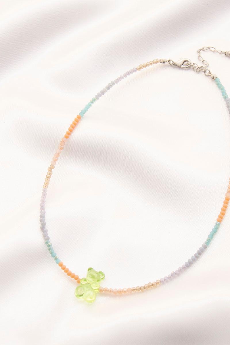 Gummy Bear Charm Beaded Necklace | Mixtshop LLC