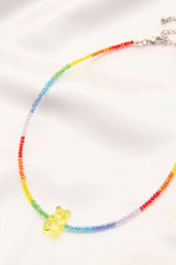 Gummy Bear Charm Beaded Necklace | Mixtshop LLC