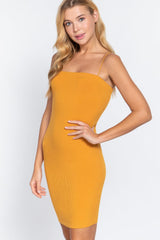 Cami Heavy Rib Mini Dress | Mixtshop LLC