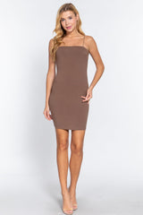 Cami Heavy Rib Mini Dress | Mixtshop LLC