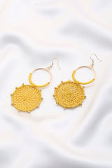 Double Circle Thread Beaded Earring | Mixtshop LLC