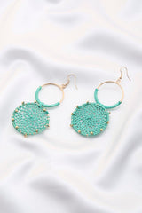 Double Circle Thread Beaded Earring | Mixtshop LLC
