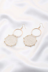 Double Circle Thread Beaded Earring | Mixtshop LLC