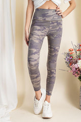 Camouflage Printed Rayon Spandex Leggings | Mixtshop LLC