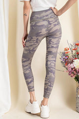 Camouflage Printed Rayon Spandex Leggings | Mixtshop LLC