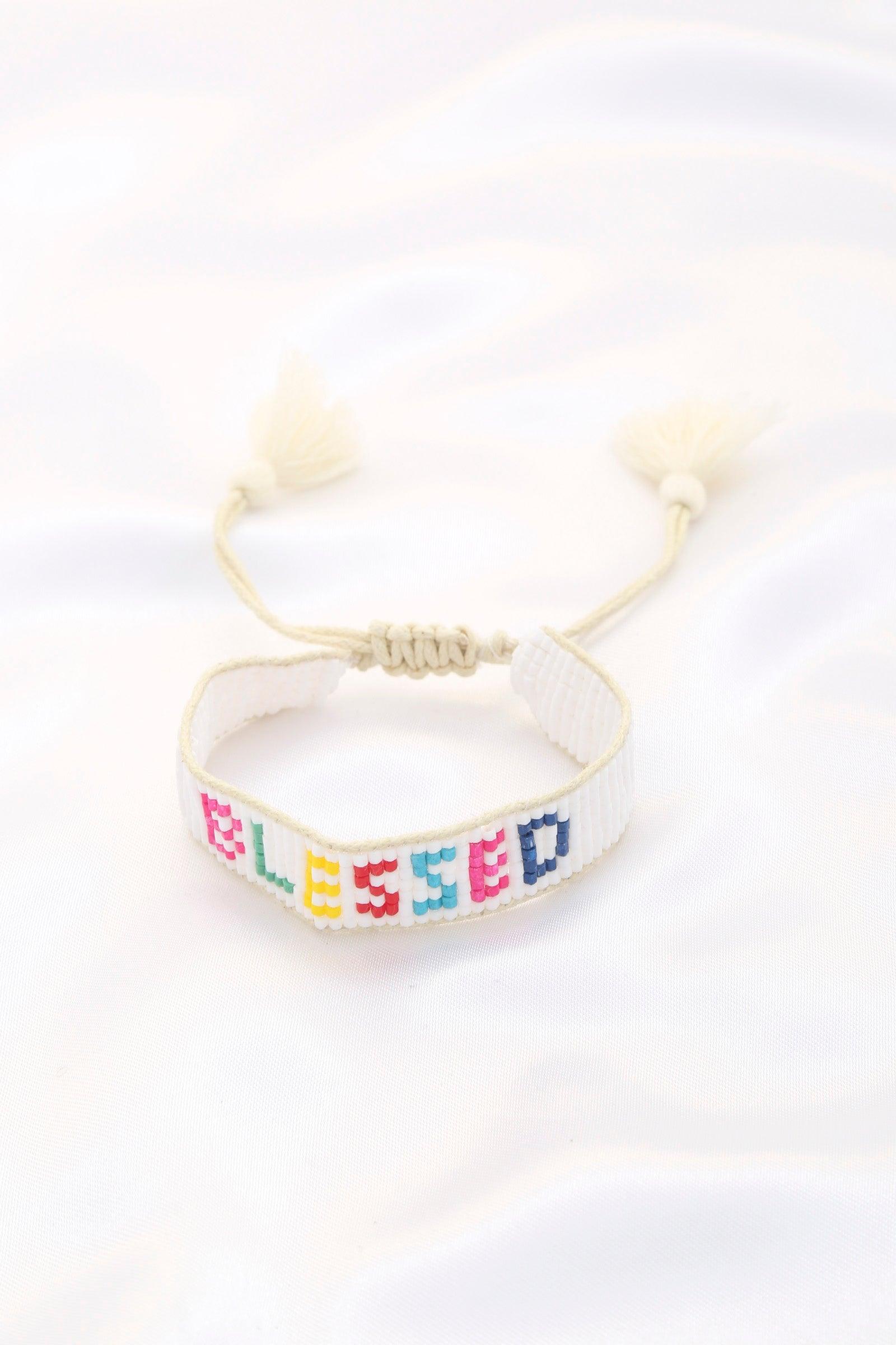 Blessed Bead Pull Tie Bracelet | Mixtshop LLC