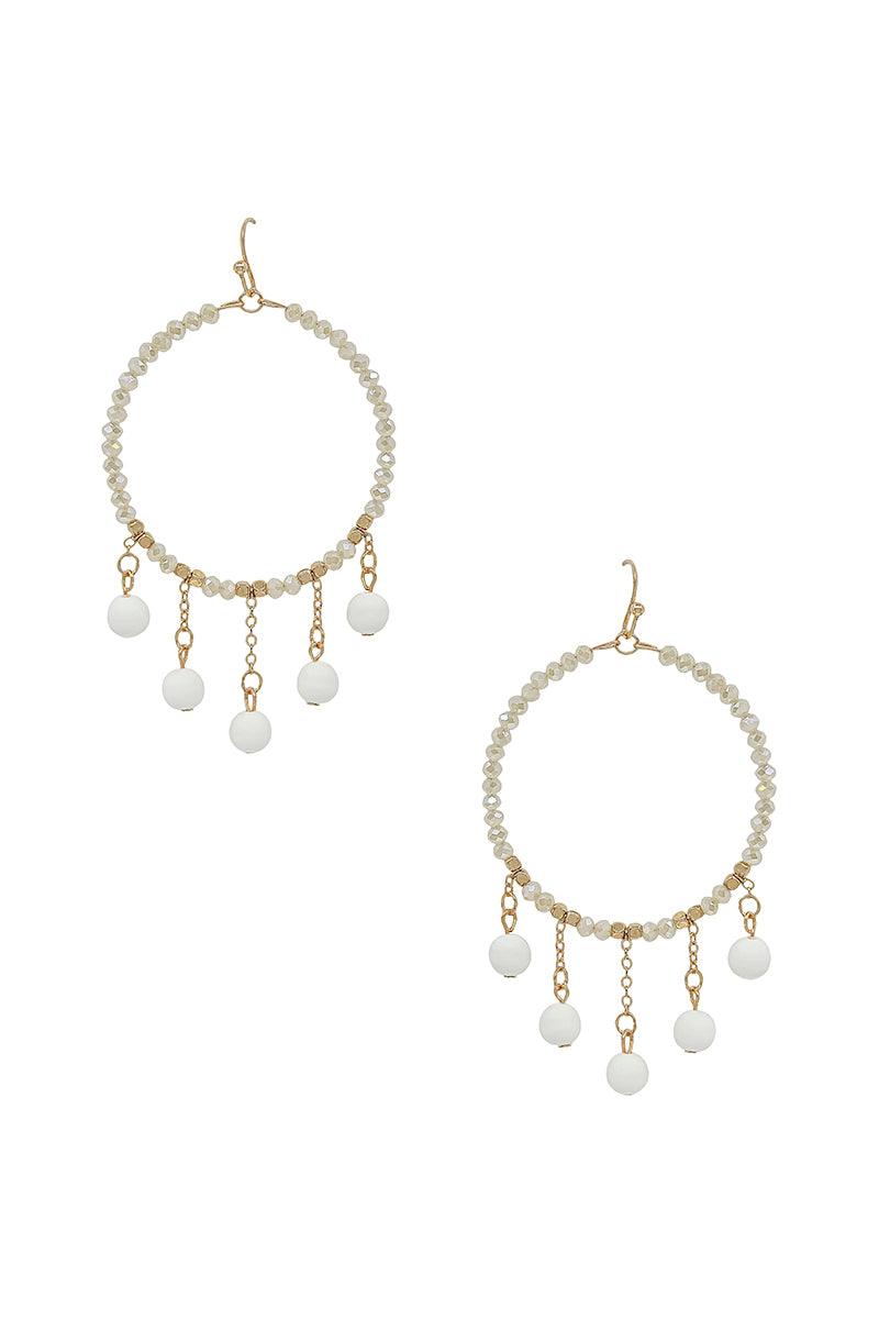 Clay Ball Charm Round Beads Earring | Mixtshop LLC