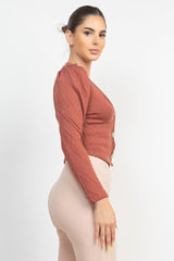 Geometric Cami Puff Sleeves Blazer Top Set | Mixtshop LLC