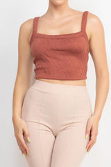 Geometric Cami Puff Sleeves Blazer Top Set | Mixtshop LLC