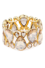 Gem Crystal Stone Stretch Bracelet | Mixtshop LLC