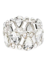 Gem Crystal Stone Stretch Bracelet | Mixtshop LLC