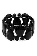 Gem Crystal Stone Stretch Bracelet | Mixtshop LLC