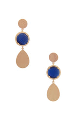 Round Gem Teardrop Dangle Earring | Mixtshop LLC