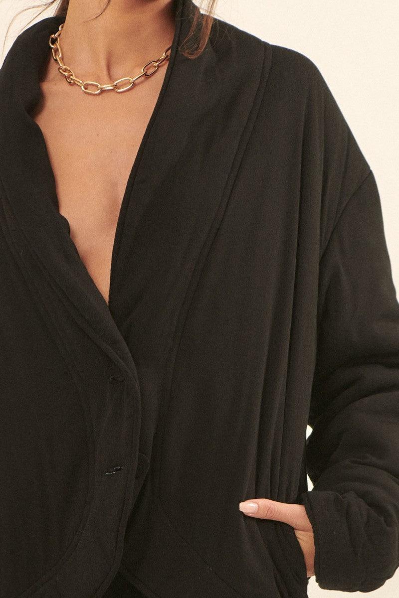 A Solid Woven Jacket | Mixtshop LLC