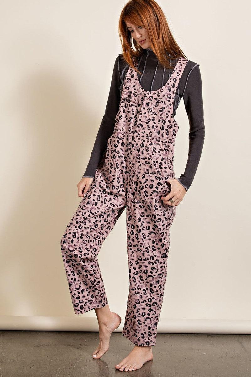 Animal/leopard Printed Jumpsuit | Mixtshop LLC