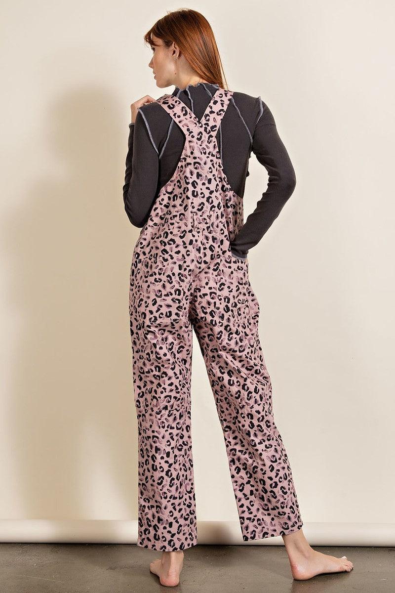 Animal/leopard Printed Jumpsuit | Mixtshop LLC
