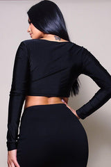 Long Sleeve Corset Top | Mixtshop LLC