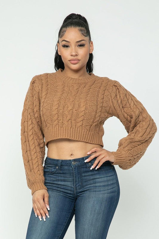 Cable Pullover Top | Mixtshop LLC