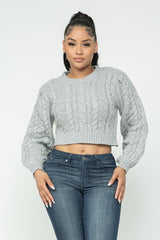 Cable Pullover Top | Mixtshop LLC