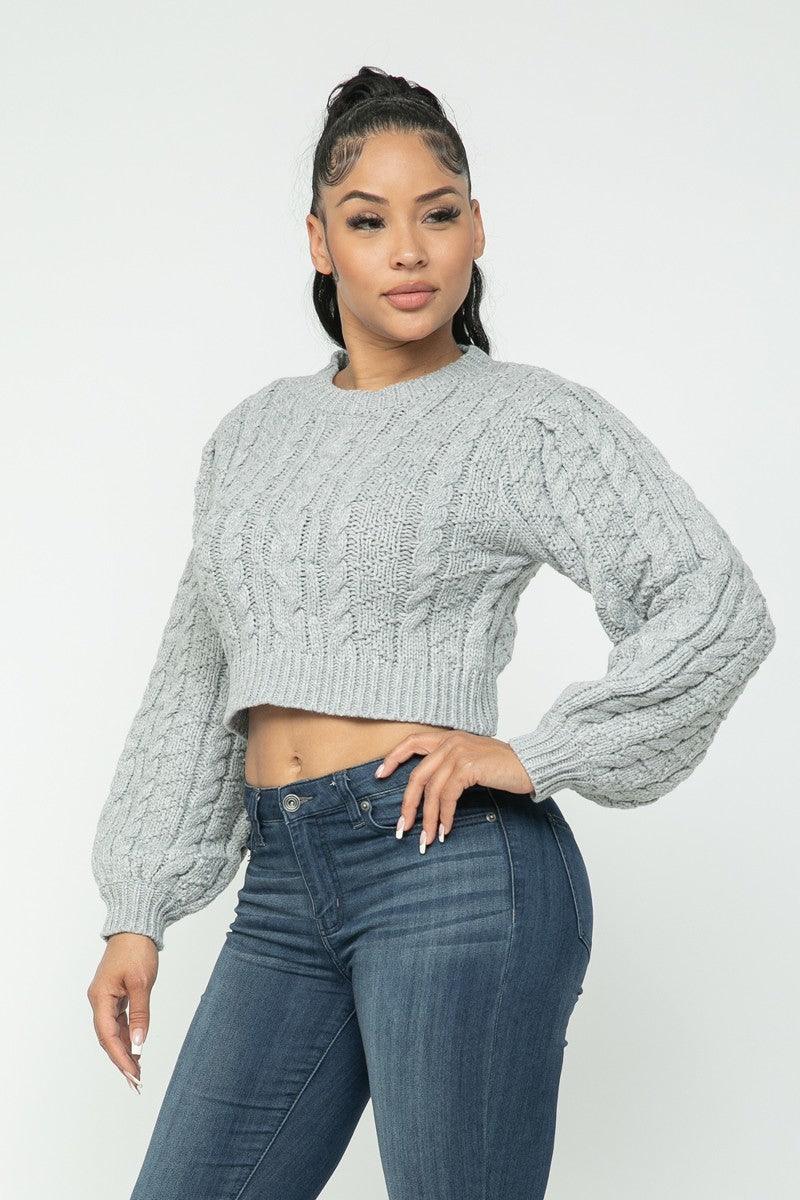 Cable Pullover Top | Mixtshop LLC