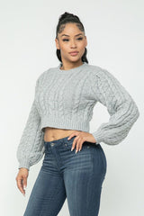 Cable Pullover Top | Mixtshop LLC