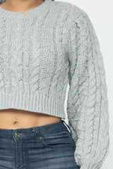 Cable Pullover Top | Mixtshop LLC